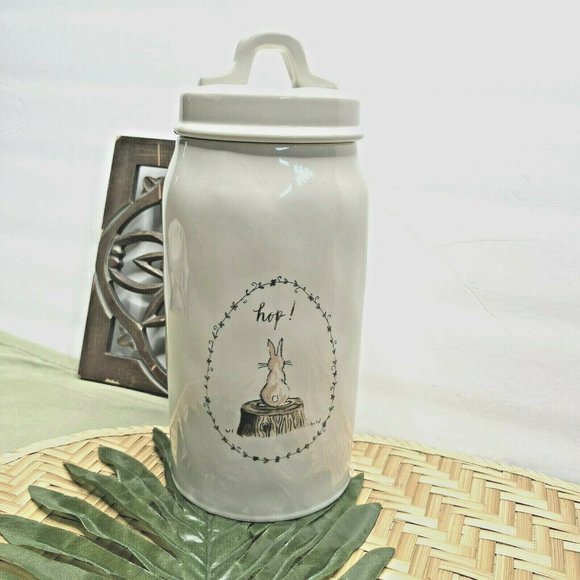 Rae Dunn Kitchen Rae Dunn Hop Easter Cookie Jar Canister Bunny